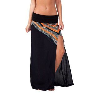 NWOT Rip Curl Gypsy Queen fold-over waist maxi skirt or dress